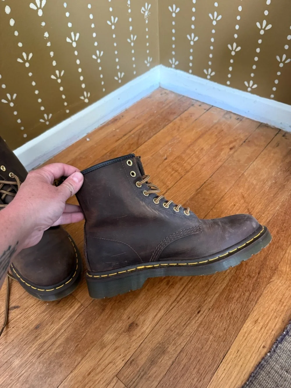 Doc Marten lace up boot 1460 (crazy horse) - Picture 3 of 10